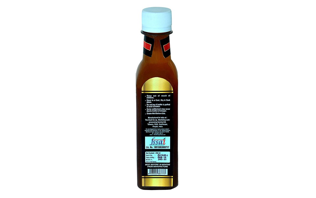 Vinegar Veda Apple Cider Vinegar    Plastic Bottle  250 millilitre